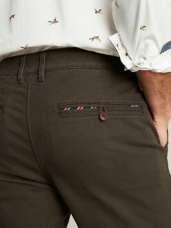Green Slim Fit Chinos -UK Clothing Sales 2024 C38 481s5