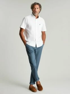 Blue Slim Fit Chinos -UK Clothing Sales 2024 C39 713s3