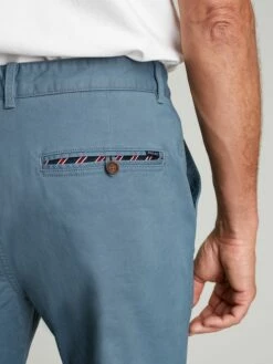 Blue Slim Fit Chinos -UK Clothing Sales 2024 C39 713s6
