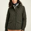 Green Showerproof Quilted Jacket -UK Clothing Sales 2024 C43 127s