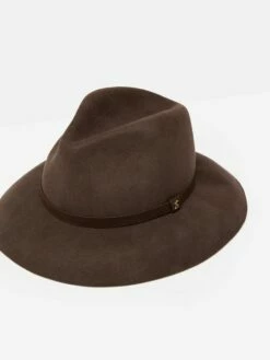 Brown Soft Fedora -UK Clothing Sales 2024 C54 834s7