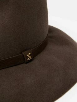 Brown Soft Fedora -UK Clothing Sales 2024 C54 834s8