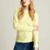 Yellow Drop Shoulder Long Sleeve Top -UK Clothing Sales 2024 C64495s