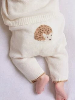 Trotters London Little Prickles White Leggings