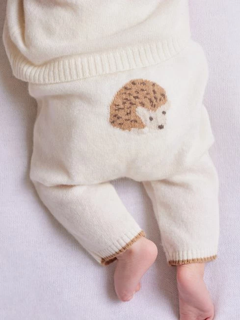 Trotters London Little Prickles White Leggings -UK Clothing Sales 2024 C71597s