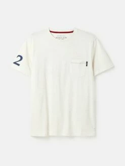White Graphic Tee-Graphic Jersey T-Shirt -UK Clothing Sales 2024 C72 823s6