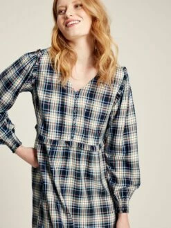 Camilla Blue Button Front Tiered Dress -UK Clothing Sales 2024 C74917s3