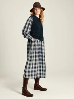 Camilla Blue Button Front Tiered Dress -UK Clothing Sales 2024 C74917s5