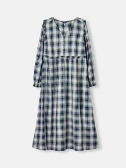 Camilla Blue Button Front Tiered Dress -UK Clothing Sales 2024 C74917s6