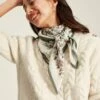 Cream Printed Scarf -UK Clothing Sales 2024 C79 349s