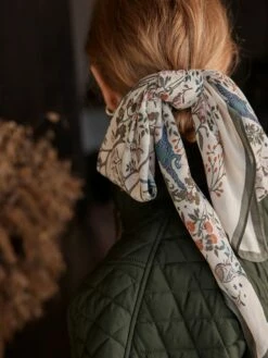 Cream Printed Scarf 11 Cream Printed Scarf -UK Clothing Sales 2024 C79 349s5