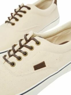White Deck Cupsole Canvas Shoes -UK Clothing Sales 2024 C80561s3