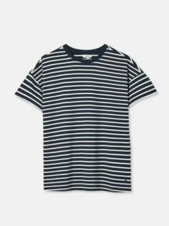 Blue Striped Short Sleeve T-Shirt -UK Clothing Sales 2024 C83098s7