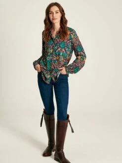 Blue Concealed Placket Shirt 10 Blue Concealed Placket Shirt -UK Clothing Sales 2024 C90737s3