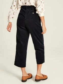 Navy Blue Cord Wide Leg Trousers 12 Navy Blue Cord Wide Leg Trousers -UK Clothing Sales 2024 C93 517s3