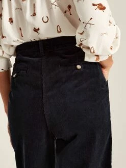 Navy Blue Cord Wide Leg Trousers 15 Navy Blue Cord Wide Leg Trousers -UK Clothing Sales 2024 C93 517s6