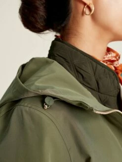 Green Waterproof Zip Through Coat -UK Clothing Sales 2024 C95 560s5