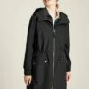 Black Waterproof Zip Through Coat -UK Clothing Sales 2024 C98297s