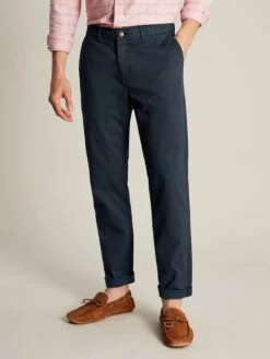 Navy Blue Slim Fit Chinos