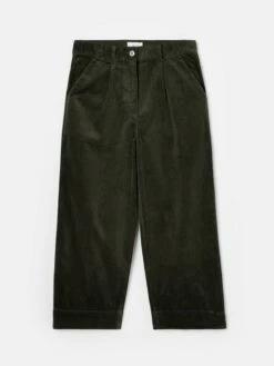 Green Cord Wide Leg Trousers -UK Clothing Sales 2024 D03 732s6