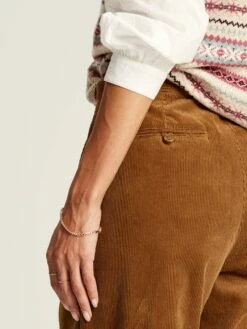 Brown Cord Tapered Leg Trousers 14 Brown Cord Tapered Leg Trousers -UK Clothing Sales 2024 D03728s6