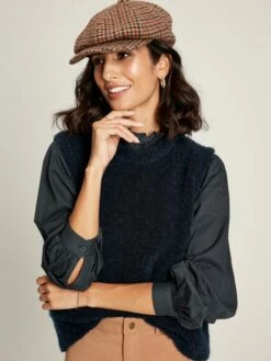 Navy Blue Frill Blouse 10 Navy Blue Frill Blouse -UK Clothing Sales 2024 D03730s3