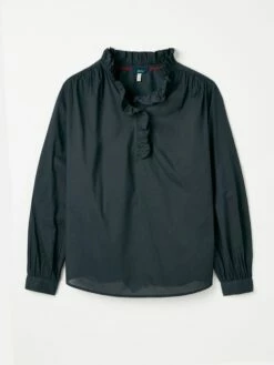 Navy Blue Frill Blouse 13 Navy Blue Frill Blouse -UK Clothing Sales 2024 D03730s6