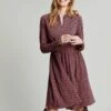 Joules Pink Aurora Zip Down Jersey Dress