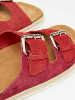 Pink Suede Espadrille Buckle Sliders 12 Pink Suede Espadrille Buckle Sliders -UK Clothing Sales 2024 D80338s5