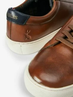 Tan Brown Leather Trainers -UK Clothing Sales 2024 M23376s4