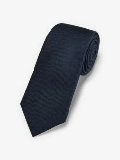 Navy Silk Tie