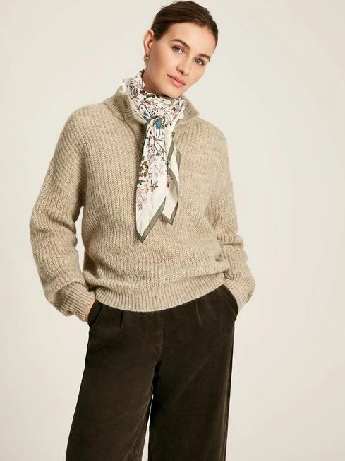 Oatmeal Button Up Jumper 6 Oatmeal Button Up Jumper - Image 4