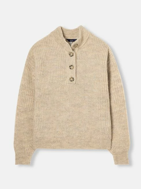 Oatmeal Button Up Jumper 8 Oatmeal Button Up Jumper - Image 6