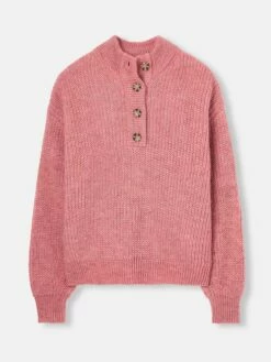 Pink Button Up Jumper -UK Clothing Sales 2024 M48342s6