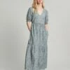 Joules Cream Aura Tiered Cotton Dress -UK Clothing Sales 2024 M92838s