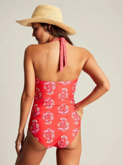 Joules Pink Jasmine Swimsuit 4 Joules Pink Jasmine Swimsuit - Image 2