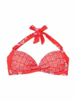 Joules Pink Jasmine Bikini Top -UK Clothing Sales 2024 N01079s5