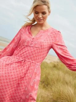 Pink Quilted Bib Dress -UK Clothing Sales 2024 N02610s6
