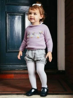 Trotters London Little Pale Pink Jemima Ducks Jumper