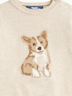 Trotters London Natural Corgi Jumper -UK Clothing Sales 2024 N32283s4