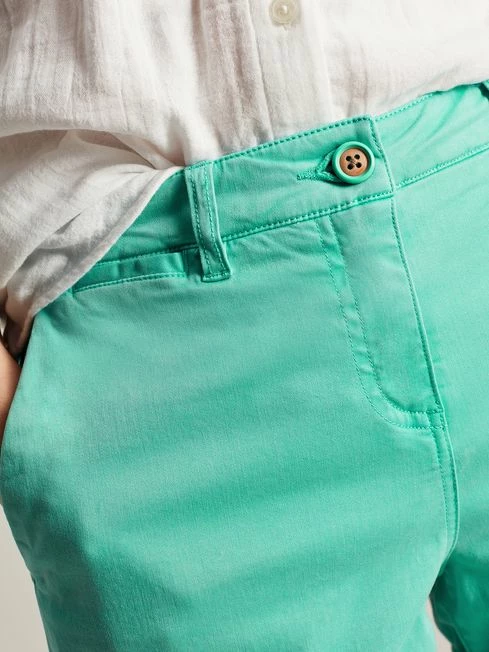 Joules Green Cruise Mid Thigh Length Chino Shorts 6 Joules Green Cruise Mid Thigh Length Chino Shorts - Image 4