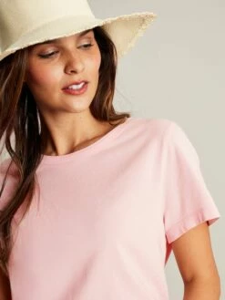 Pink Crew T-Shirt -UK Clothing Sales 2024 N42333s5