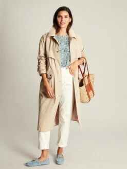 Blue Ditsy Blouse With Frilled Bib -UK Clothing Sales 2024 N42345s3