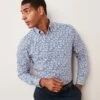 White Print Shirt -UK Clothing Sales 2024 T15 863s