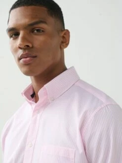 White/Pink Striped Shirt -UK Clothing Sales 2024 T15857s3