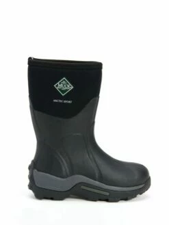 Muck Boots Black Arctic Sport Short Wellies