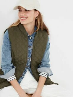Joules Green Minx Quilted Gilet -UK Clothing Sales 2024 T80193s5