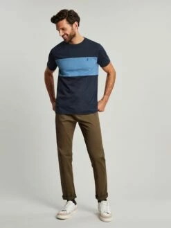 Blue Colourblock T-Shirt -UK Clothing Sales 2024 U11944s3