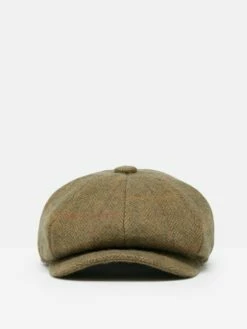 Green Tweed Baker Boy Hat -UK Clothing Sales 2024 U75 291s3
