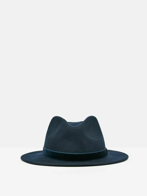 Navy Blue Fedora Hat 5 Navy Blue Fedora Hat - Image 3
